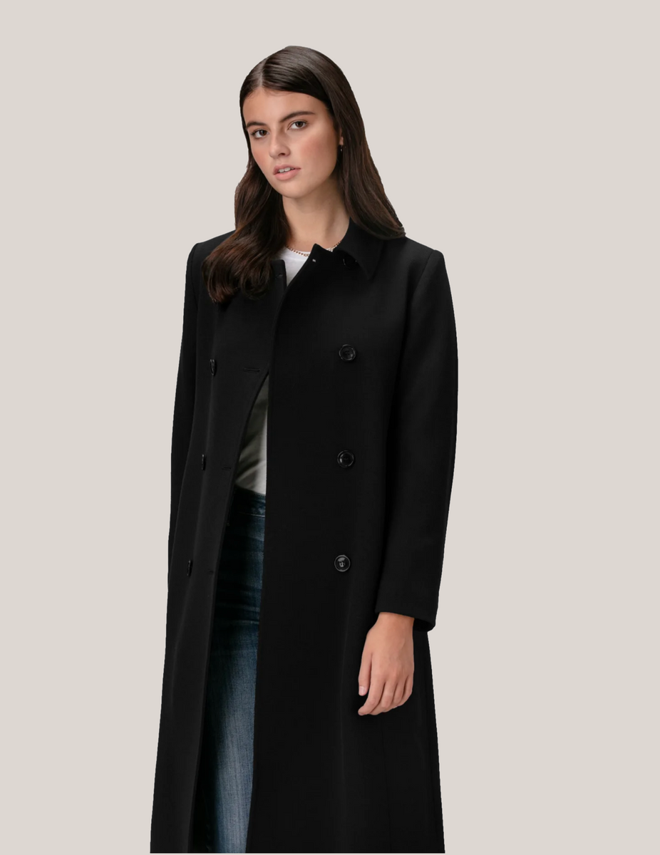 HOLLY Merino Wool Long Double Breasted Coat 2140M/W