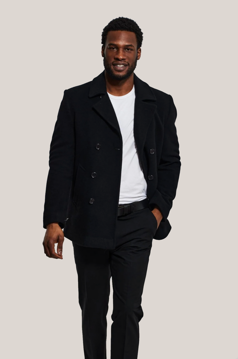 THE FLATHEAD WOOL CASHMERE PEA COAT（The Fullerton Peacoat., A 