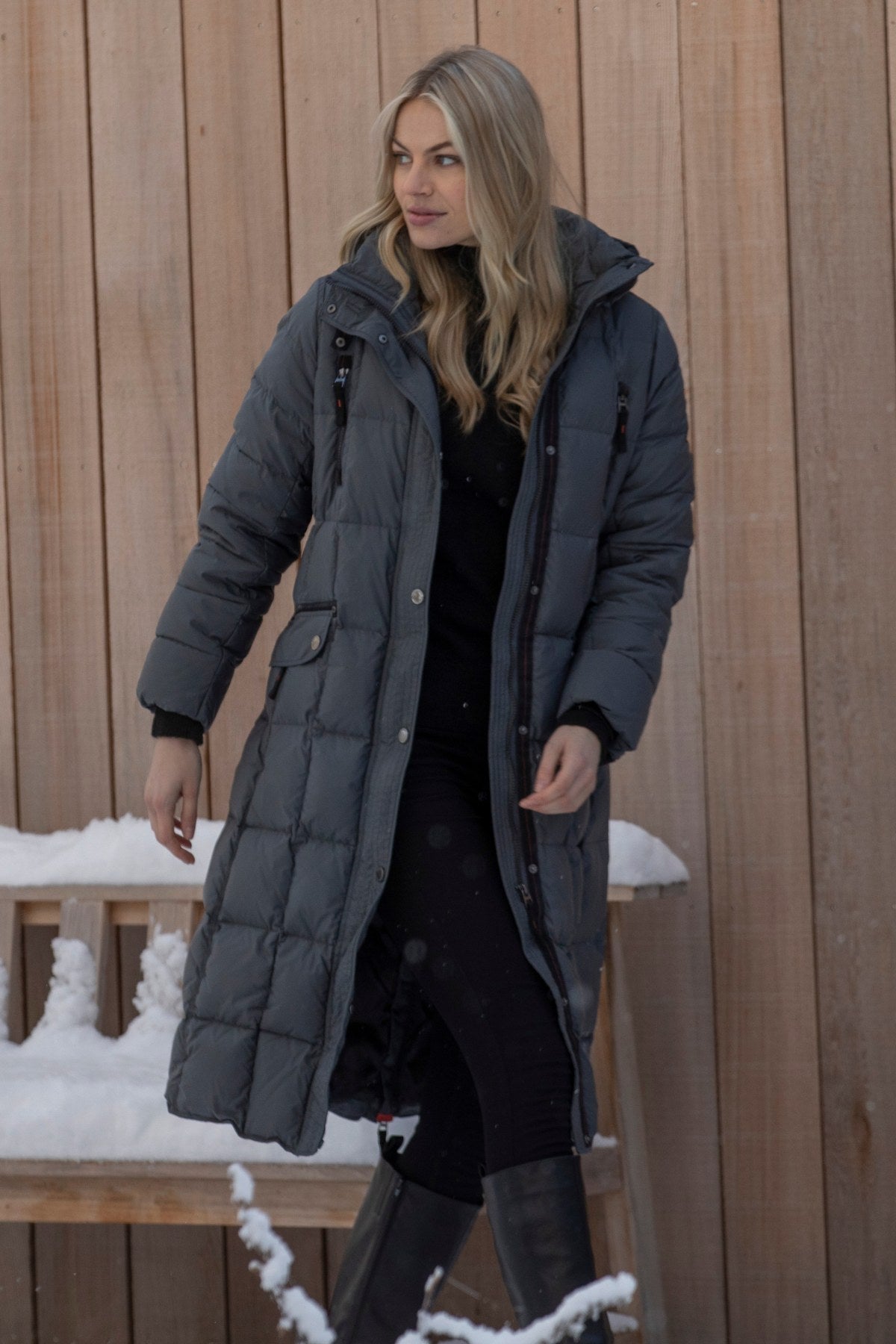 Roaman's Women's Plus Size Long Wool-Blend Coat Winter Classic 