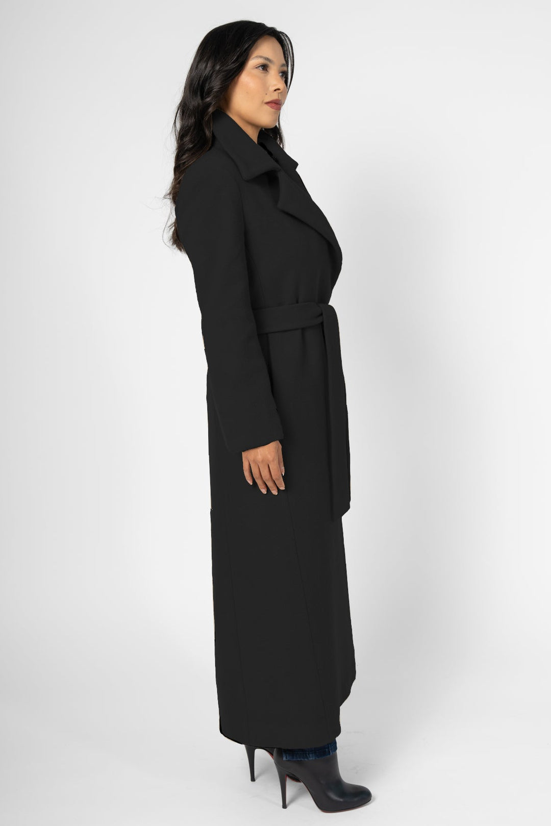 SCARLETT Wool & Cashmere Long Wrap Coat 1451 – LORNE'S COATS