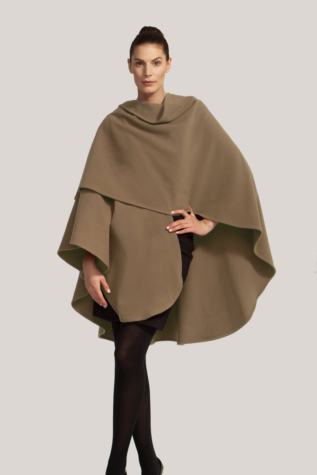 Cashmere Wool Long Cape 991 LORNE S COATS