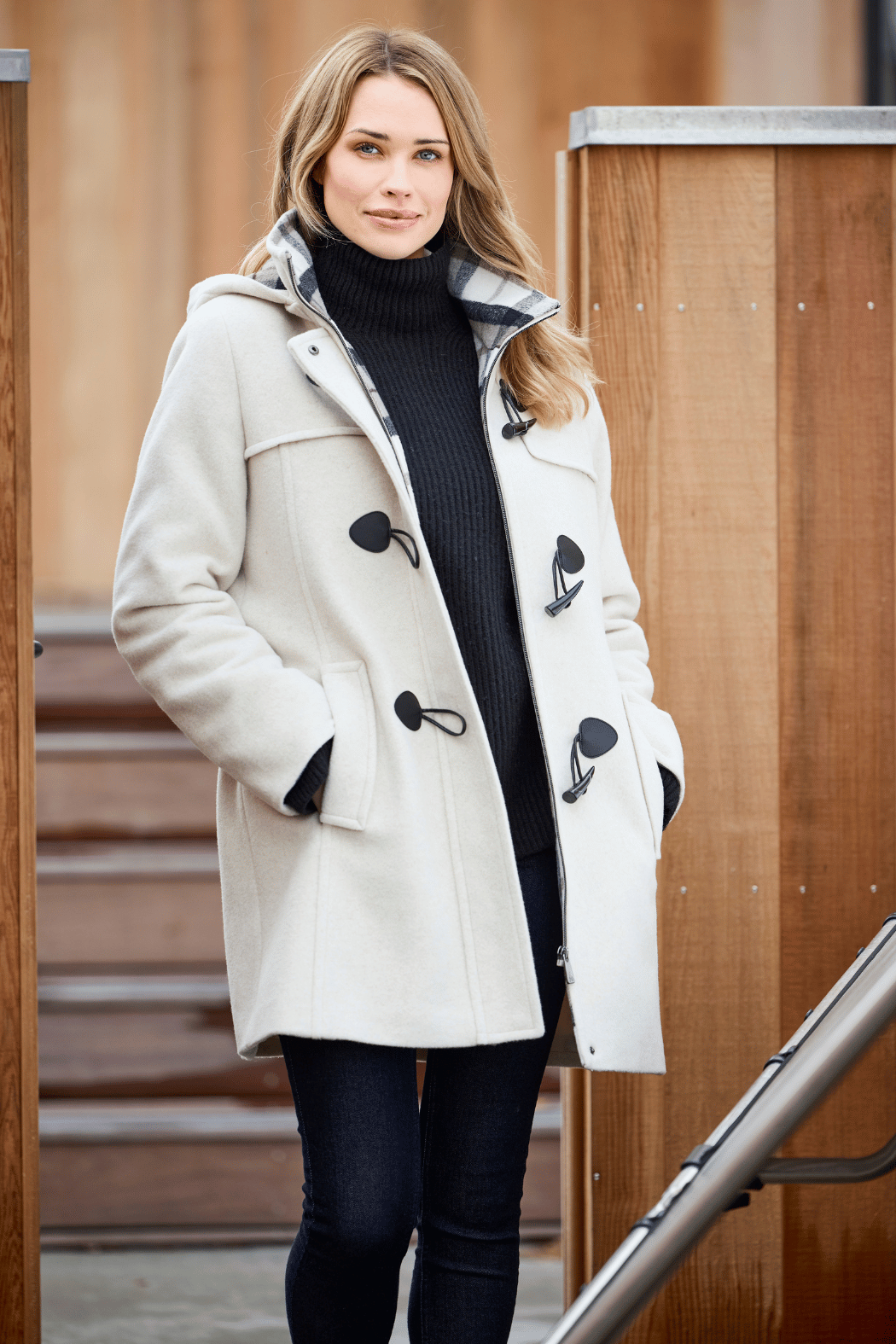 ジャケット・アウター Y's 2Way Long duffel coat wool White MERCEDES Wool Duffel Coat 2014 – LORNE'S COATS