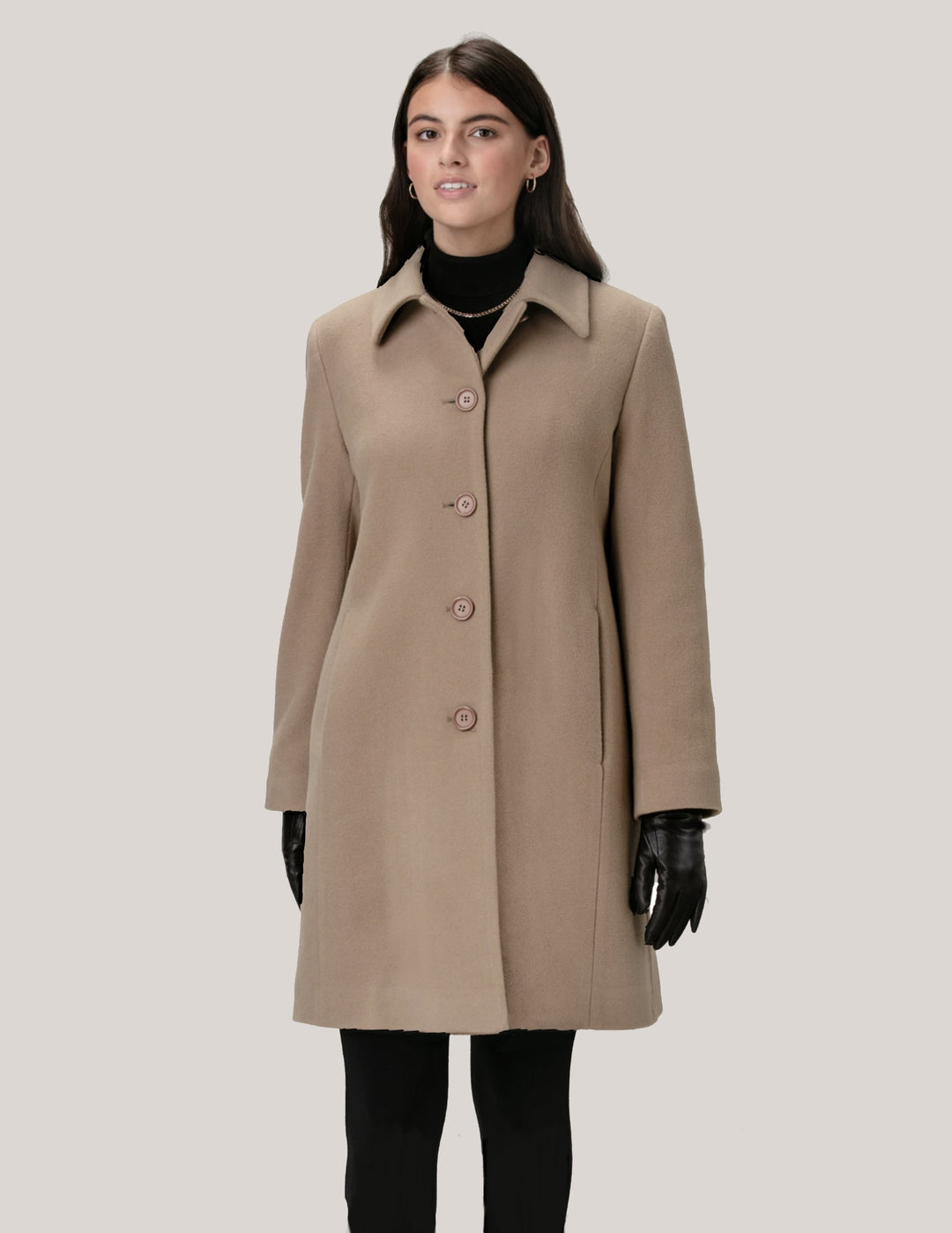 HEATHER Wool & Cashmere 3/4 Coat 3140 – LORNE'S COATS