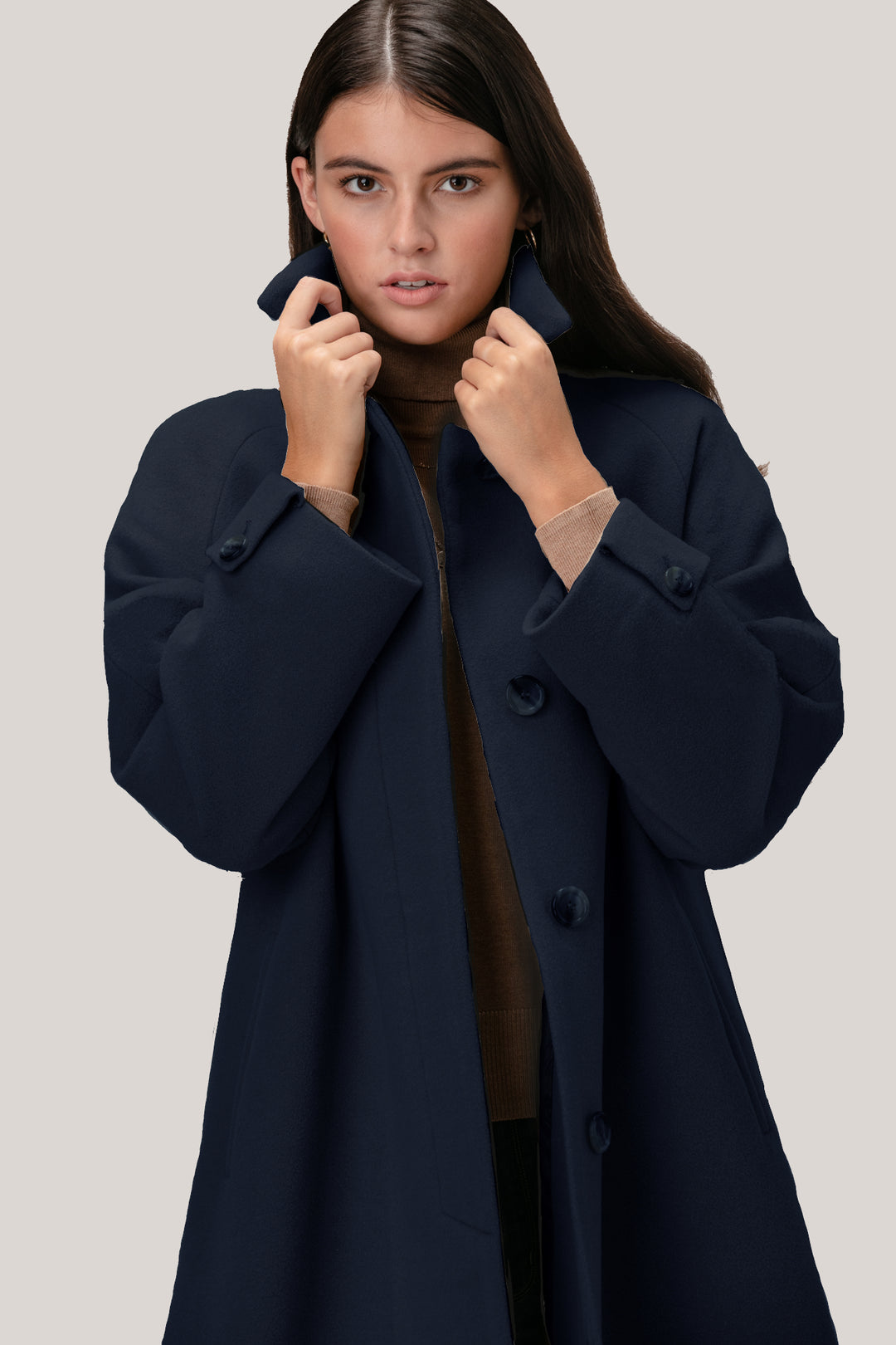 TRINITY Wool & Cashmere Swing Coat 3174 – LORNE'S COATS