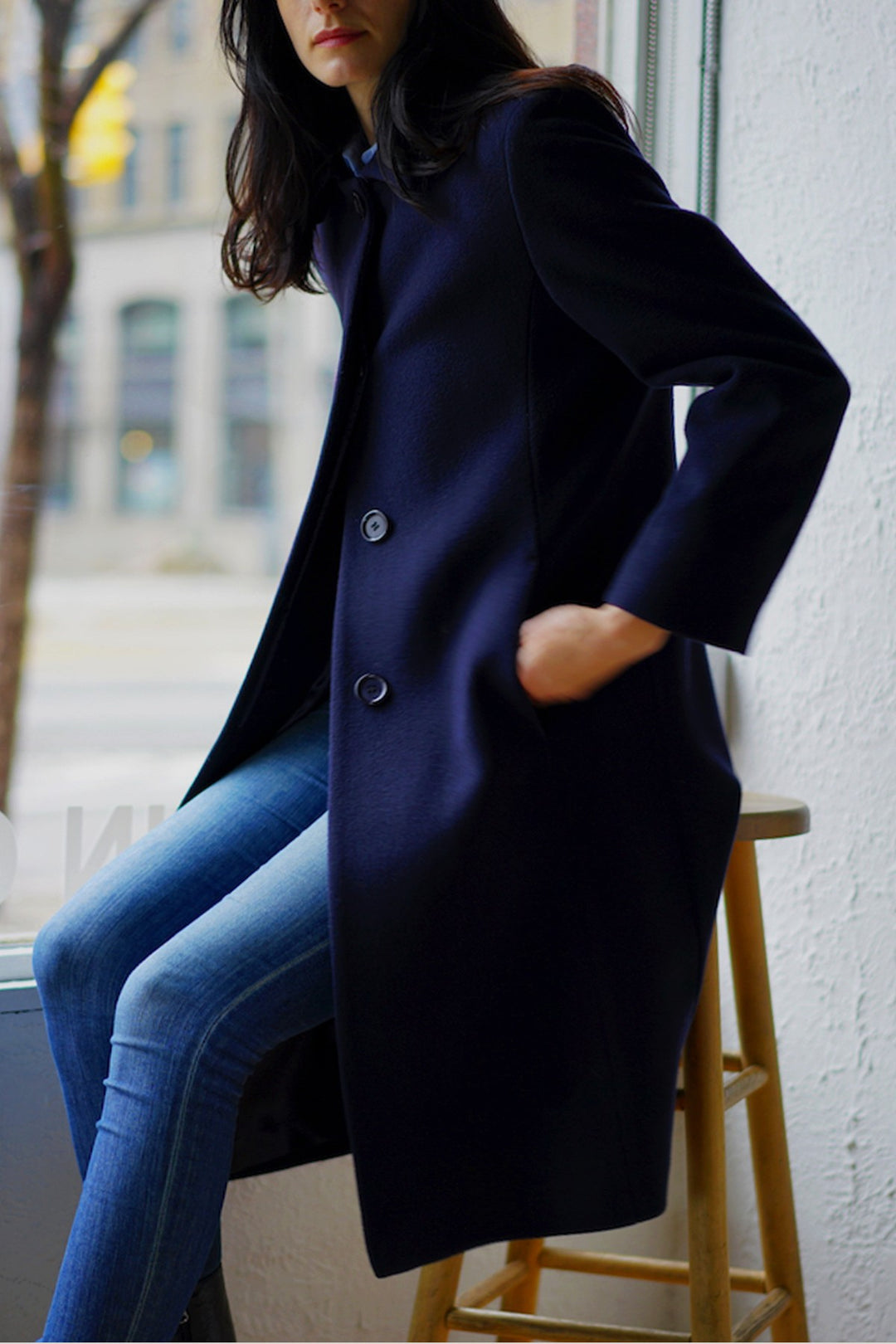 PAMELA Wool & Cashmere 3/4 Coat 3448 – LORNE'S COATS