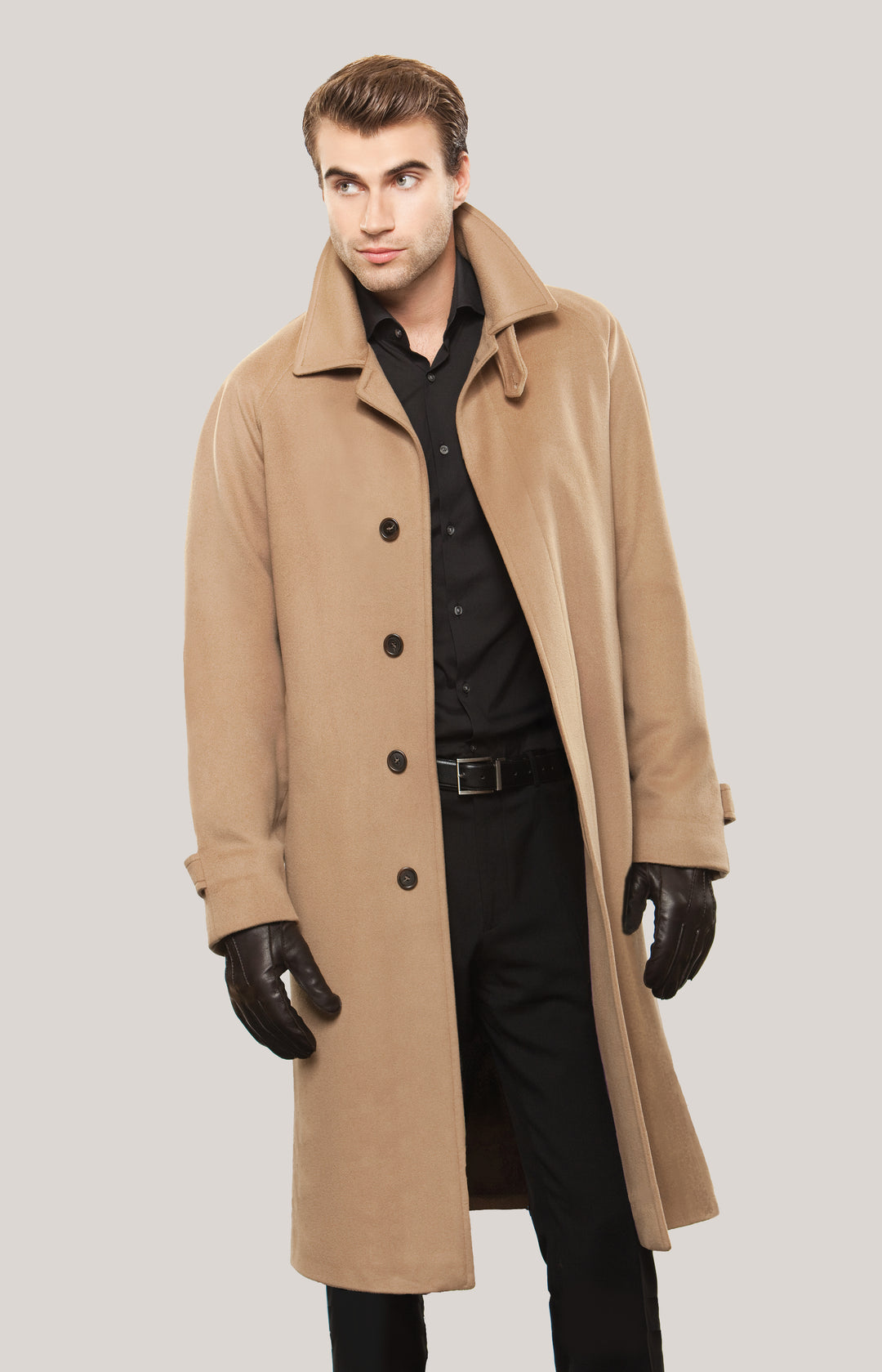 ESSEX Full Length Wool & Cashmere Coat – LORNE'S COATS